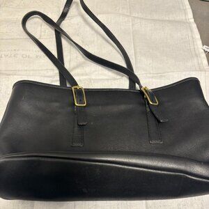 Coach  Vintage Black Leather Legacy Bag
